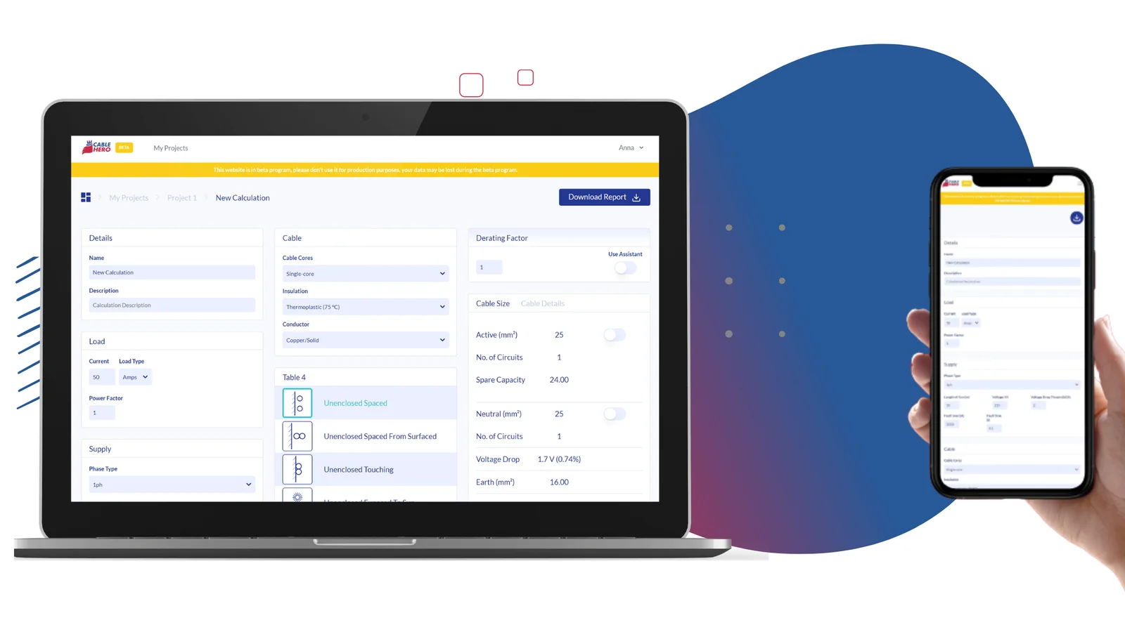 CableHero: Cable Size Calculator App Guide