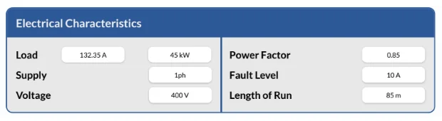 cablehero electrical characteristics